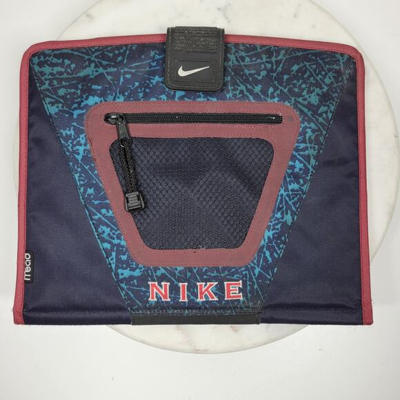 VTG Nike Trapper Keeper Binder Cover Black 1996 Mead Planner Organizer Retro - Picture 1 of 16